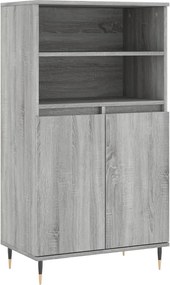 vidaXL Ντουλάπι Γκρι Sonoma 60 x 36 x 110 εκ. από Επεξεργασμένο Ξύλο