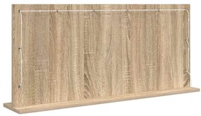 vidaXL Καθρέφτης τουαλέτας με καθρέφτη Δρύς Sonoma 100 x 45 x 18 εκ.