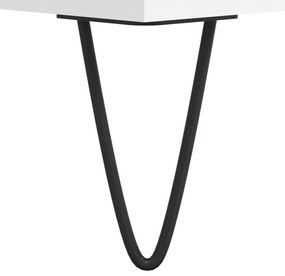 vidaXL Δισκοθήκη Λευκή 85 x 38 x 48 εκ. από Επεξεργασμένο Ξύλο