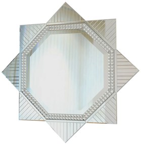 Καθρέφτης Τοίχου με Σχέδια 131x131cm - R-XGJ031