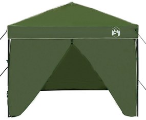 vidaXL Σκηνή Σκίασης Πράσινο 250 x 250 x 227 / 236 / 245 εκ. Ύφασμα Oxford