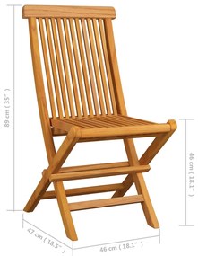 Καρέκλες Κήπου 6 τεμ. από Μασίφ Ξύλο Teak με Μπλε Μαξιλάρια 3065594