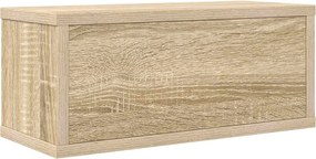 vidaXL Ράφι Αποθήκευσης CDs Sonoma Δρυς 40 x 17 x 17 εκ.