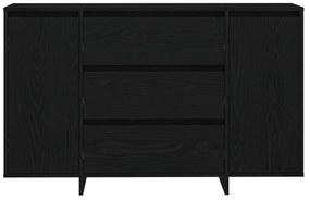 vidaXL Σαπούνι Μαύρη Δρυς 120x41x75 εκ. Επεξεργασμένο Ξύλο