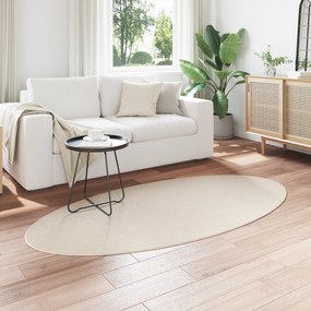 vidaXL Χαλιά "HUARTE" Μπεζ 100x200 εκ. Ωοειδές