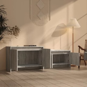 vidaXL Έπιπλο Τηλεόρασης Γκρι Sonoma 146,5x35x50 εκ. Επεξεργ. Ξύλο