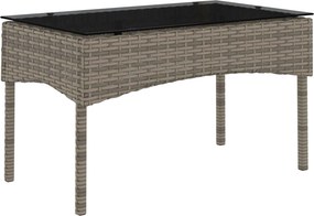 vidaXL Σετ Καναπέ Κήπου με μαξιλάρι 2 pcs συνθετικό ρατάν