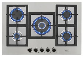 Teka EFX 70.1 5G AI AL D CI BTN SSR Ανοξείδωτες εστίες γκαζιού 75cm Inox