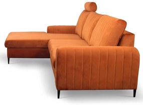 Γωνιακός καναπές Monte-Portokali-Aristeri