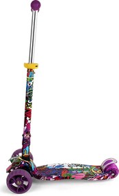 Πατίνι Παιδικό Σκούτερ 2 σε 1 - "Croxer Evo" purple graffiti