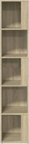 vidaXL Ντουλάπι Γωνία Sonoma Oak 33 x 33 x 164,5 εκ. από Επεξ. Ξύλο
