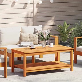 vidaXL Τραπεζάκι Πλευράς Φυσικό Λάδι 110 x 55 x 45 cm