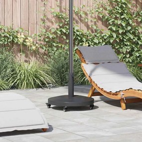 vidaXL Βάση ομπρέλας Σκούρο Γκρι 48 x 48 x 32 εκ.