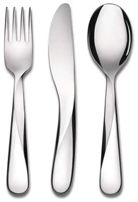 Μαχαιροπίρουνα Παιδικά Giro Kids Collection (Σετ 3Τμχ) UNS06S3 15cm Inox Alessi 3 τμχ Stainless Steel