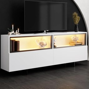 Έπιπλο Τηλεόρασης Λευκό CUZEDE 180x32x67