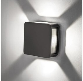 Απλίκα Φωτιστικό Τοίχου LED 8W IP65 3000K Σκούρο Γκρι E197 Zambelis-E197-Ανθρακί E197