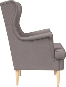 vidaXL Πολυθρόνα Taupe Ύφασμα
