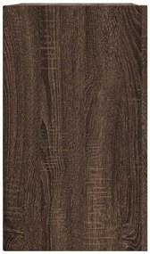 vidaXL Ντουλάπι Τοίχου Καφέ Δρυς 75x35x60 εκ. Επεξεργασμένο Ξύλο