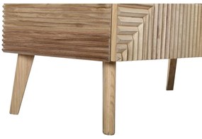 Σκευοθήκη DKD Home Decor Χρυσό Ανοιχτό καφέ Ξυλο παουλόβνια Ξύλο MDF 100 x 44 x 118 cm