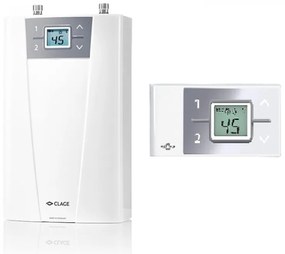 Clage CEX 6/9 - U &amp; Remote Control Ταχυθερμοσίφωνας Μονοφασικός κεντρικός με τις συνδέσεις από πάνω 8,8 KW