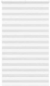 vidaXL Ζέβρα τυφλή Λευκό Πλάτος υφάσματος 115,9 εκ. Πολυεστέρας