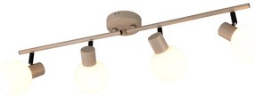 Φωτιστικό Σποτ Reality Lighting -RL BOBA R86374043 Μπεζ/Κρεμ (Beige/Creme)