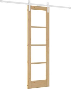vidaXL Συρόμενη Πόρτα ORKDAL Φυσικό 61 x 198,5 εκ.