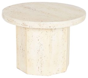 Βοηθητικό Τραπεζάκι Home ESPRIT Μπεζ Μαγνήσιο 60 x 60 x 41,9 cm