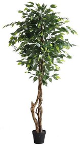 Τεχνητό Δέντρο Φίκος NP5209_180 Ύψος 180cm Green New Plan Plastic, Fabric