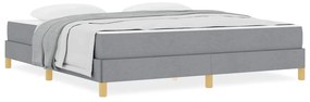 vidaXL Κρεβάτι με ελατήρια Ταμπά, Καφέ 180 x 200 cm