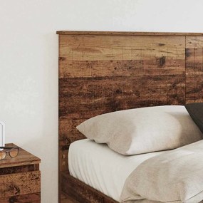 vidaXL Κεφαλάρι με κεφαλάρι Παλιό Ξύλο 140 cm Επεξεργασμένο ξύλο