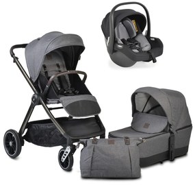 ΠΟΛΥΚΑΡΟΤΣΙ ΜΕ ΠΟΡΤ ΜΠΕΜΠΕ ΚΑΙ ΚΑΘΙΣΜΑ ΑΥΤΟΚΙΝΗΤΟΥ 3 ΣΕ 1 CANGAROO MACAN GREY 3800146235314-3