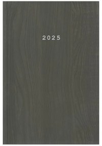 Next ημερολόγιο 2025 wood ημερήσιο δετό καφέ 14x21εκ.  τμχ.