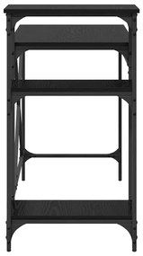 vidaXL Γραφείο Μαύρη Οξυά 105 x 50 x 90 cm Επεξεργασμένο ξύλο