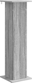 vidaXL Βάση φυτών 2 τμχ. Γκρι Sonoma 30,5 x 30 x 100,5 εκ
