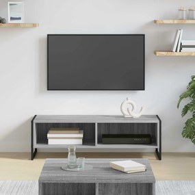 vidaXL Ντουλάπι TV Γκρίζο Σονομα 100 x 36.5 x 30.5 εκ