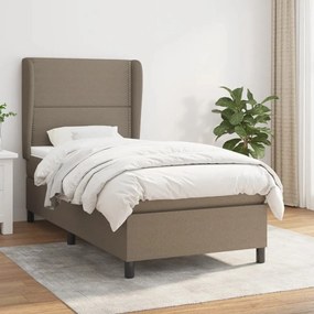 ΚΡΕΒΑΤΙ BOXSPRING ΜΕ ΣΤΡΩΜΑ TAUPE 100 X 200 ΕΚ. ΥΦΑΣΜΑΤΙΝΟ 3127865