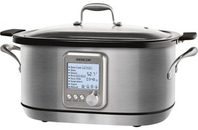 Ηλεκτρική Γάστρα με Χωρητικότητα 6lt 1250W Sencor SPR 7200SS Ασημί