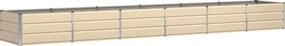 vidaXL Γλάστρα Ελεφαντόδοντο 480 x 80 x 45 cm Ατσάλι