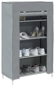 ντουλάπι παπουτσιών Γκρι 60,5x30x97 cm Μη υφασμένο ύφασμα - Γκρι