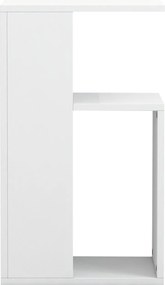 ΒΟΗΘΗΤΙΚΟ ΤΡΑΠΕΖΙ DAWN ΜΕΛΑΜΙΝΗΣ ΛΕΥΚΟ 35X29,5X60Yεκ.HM8880.11
