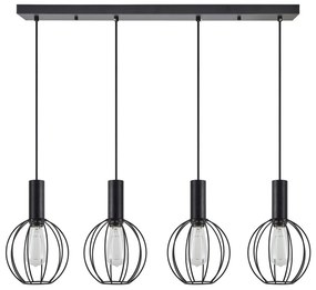 Φωτιστικό Οροφής Πολύφωτο Homelighting 77-8539 Black