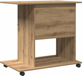 vidaXL Γραφείο Υπολογιστή Τεχνίτης Δρυς 80 x 50 x 75εκ από Μοριοσανίδα