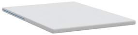vidaXL Στρώματα Λευκό 140 x 190 cm 100% ύφασμα πολυεστέρα με τζακάρ