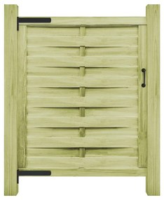 Πόρτα Φράχτη Πράσινη 100 x 125 εκ. Εμποτισμένο Ξύλο Πεύκου - Πράσινο