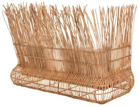 ΚΑΝΑΠΕΣ ΕΞ. ΧΩΡΟΥ ZEPHYR HM5988 ΚΑΛΑΜΙΑ RATTAN ΦΥΣΙΚΟ-ΜΠΕΖ ΜΑΞΙΛΑΡΙΑ 200x120x142Yεκ.