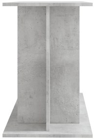 vidaXL Βάση Ενυδρείου Γκρι Σκυροδ. 100x40x60 εκ. Επεξεργασμένο Ξύλο