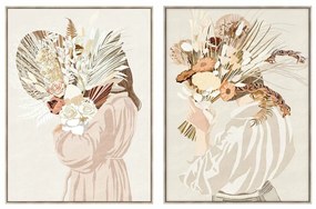 Καμβάς DKD Home Decor πολυστερίνη Καμβάς 90 x 4 x 120 cm