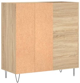 vidaXL Δισκοθήκη Sonoma Δρυς 84,5 x 38 x 89 εκ. από Επεξεργασμένο Ξύλο