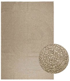 vidaXL Χαλί ZIZUR Μπεζ Όψη Γιούτας Εσωτ. & Εξωτ. Χώρου 240x340 εκ.